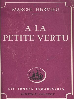 cover image of À la petite vertu